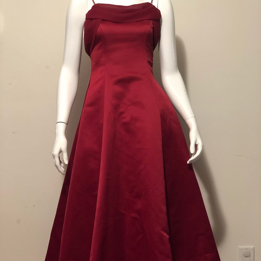 David’s Bridal Apple Satin Dress